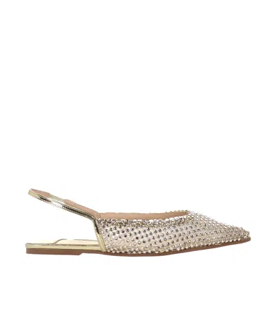 Le Silla Half-heeled Flat Sandals In Nude