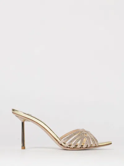 Le Silla Heeled Sandal Woman  In Gold