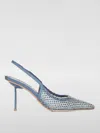 Le Silla Gilda Jewel Mesh Slingback Pumps In Blue