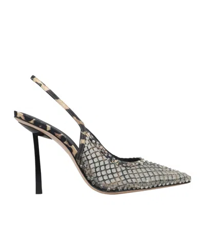 Le Silla High-heeled Sandals In Gray