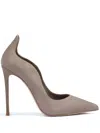 Le Silla Ivy 120mm Suede Pumps In Neutrals