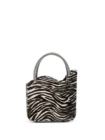 Le Silla Ivy Animal-print Mini Bag In Black