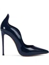 Le Silla Ivy 120mm Patent-leather Pumps In Blue