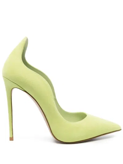 Le Silla Ivy Scalloped Pumps In Green