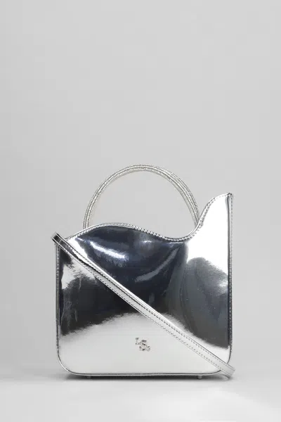 Le Silla Ivy Shoulder Bag In Silver Leather