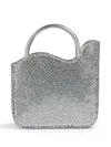 Le Silla Small Gilda Tote Bag In Silver