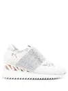 Le Silla Jackie Crystal-embellished Sneakers In White