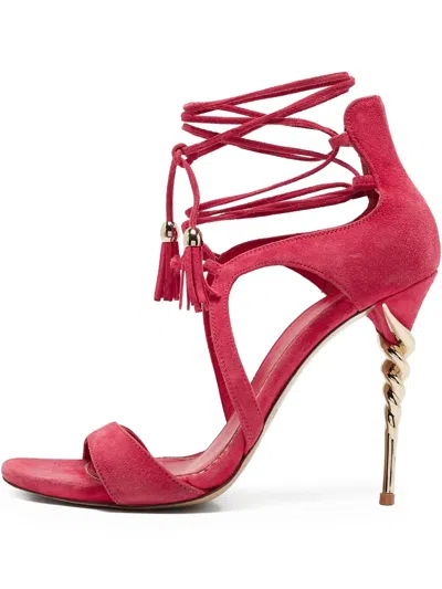 Pre-owned Le Silla Laced Ankle-strap Sandals