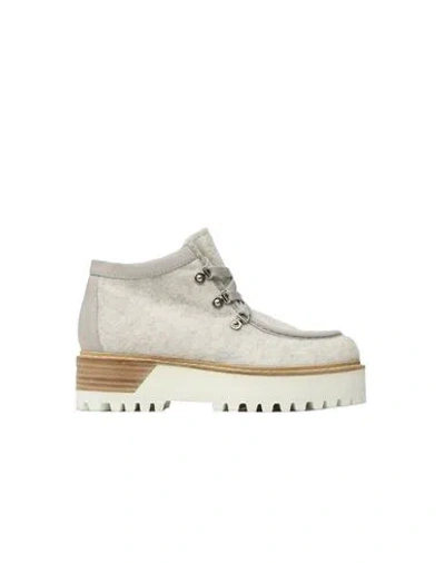 Le Silla Ankle Boots Woman Ankle Boots Light Grey Size 7 Wool