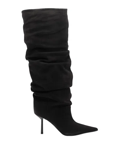 Le Silla Sacher Bella Pump Boots In Black