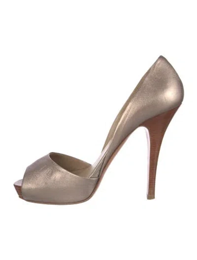 Pre-owned Le Silla Leather D'orsay Pumps