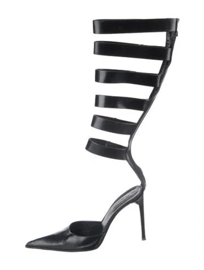Pre-owned Le Silla Leather Pumps In Black