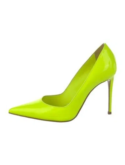 Pre-owned Le Silla Leather Pumps In Yellow