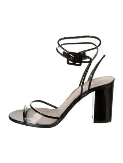 Pre-owned Le Silla Leather Sandals In Black