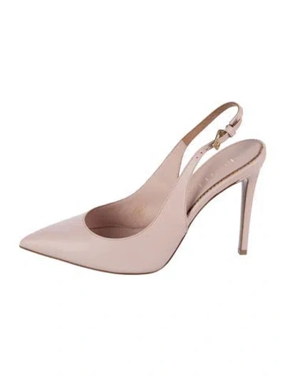 Pre-owned Le Silla Leather Slingback Pumps In Pink