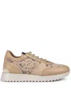 Le Silla Leather Sneakers In Brown