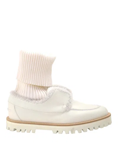 Le Silla Loafer In White