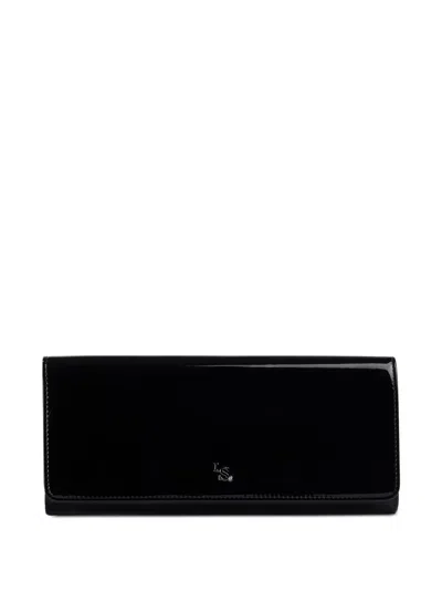 Le Silla Logo-plaque Foldover Clutch Bag In Pink
