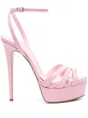 Le Silla Lola 140mm Platform Sandals In Pink