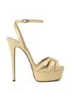Le Silla Lola Platform Sandals In Yellow