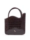 Le Silla Medium Ivy Crocodile-effect Tote Bag In Red