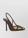 Le Silla Mesh Chanel Vittoria Pumps With Buckle Detail