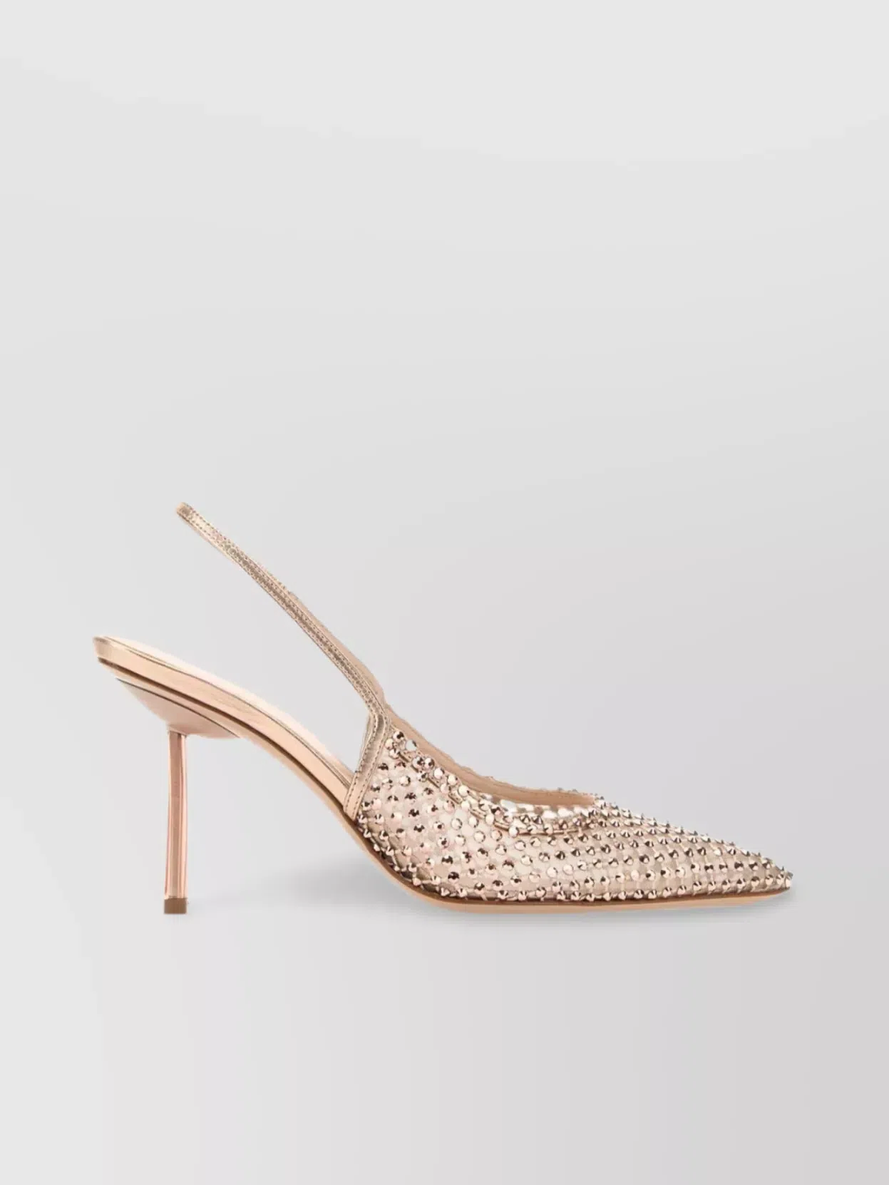 Le Silla Gilda rhinestone-embellished ballerina shoes - Neutrals