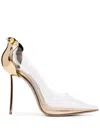 Le Silla Metallic-detail Pumps In Neutrals