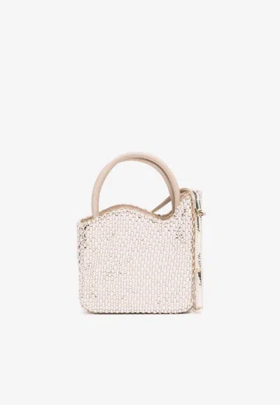Le Silla Ivy Crystal-embellished Mini Bag In Metallic