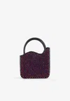Le Silla Gilda Rhinestone-embellished Mini Bag In Multicolor