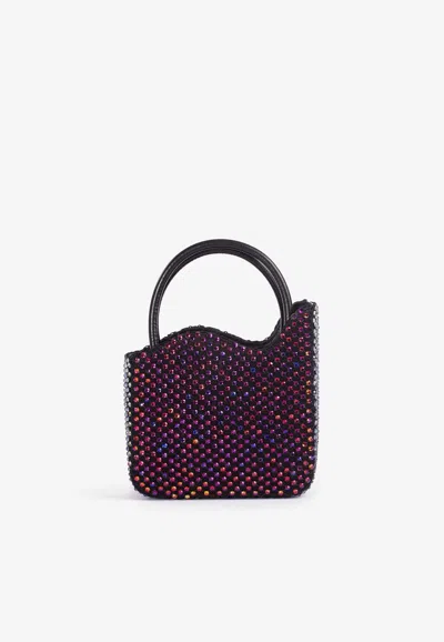 Le Silla Gilda Rhinestone-embellished Mini Bag In Multicolor