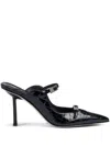 Le Silla Morgana Sabot Mules In Black