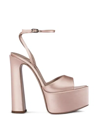 Le Silla Nina Heeled Sandals In Pink