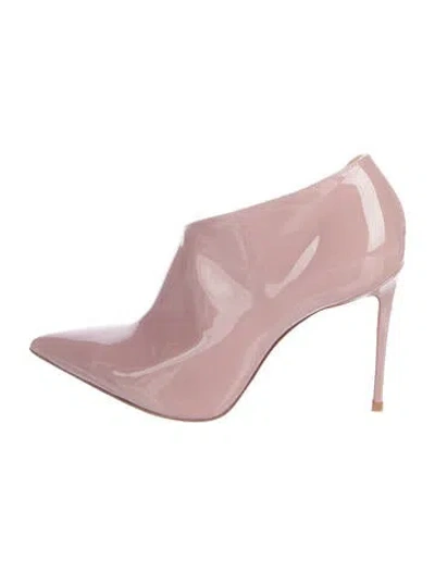 Pre-owned Le Silla Patent Leather Mules In Pink