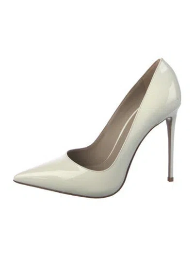 Pre-owned Le Silla Patent Leather Pumps In White