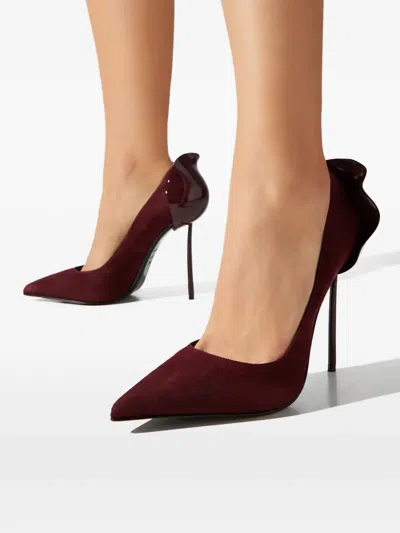 Le Silla Petal Stiletto Heel Pumps In Red