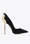 Le Silla Pointed Toe Stiletto Heels In Black