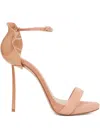 Le Silla Petalo Almond-toe Stiletto Sandals In Pink