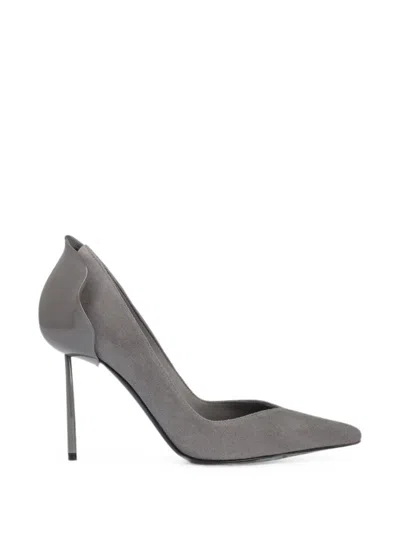 Le Silla Petalo Pointed-toe Pumps In Gray