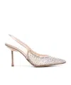 Le Silla Gilda Embellished Pointed Toe Stiletto Heel In Pink