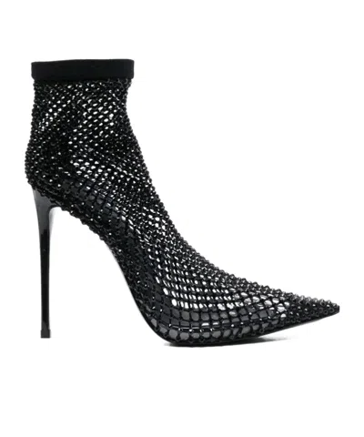 Le Silla Pointed Stilettos In Black