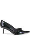 Le Silla Pointed-toe Heeled Pumps In Black