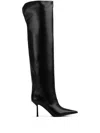 Le Silla Pointed-toe Leather Boots With A 120mm Heel