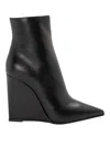 Le Silla Pointed Zip Ankle Boots In Negro