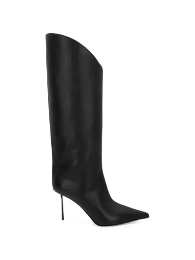 Le Silla Pointed-toe Stiletto Boots In Black