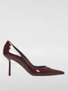 Le Silla Bella 80mm Leather Pumps In Braun
