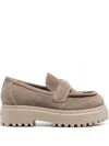 Le Silla Ranger Mocassin Loafers In Brown