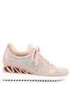 Le Silla Reiko Wave Crystal-embellished Sneakers In Pink