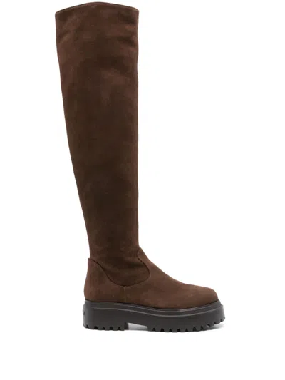 Le Silla Renger Boots In Brown