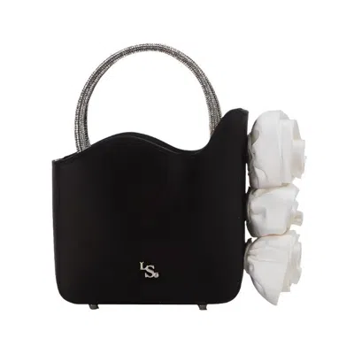 Le Silla Rose Bag In Black